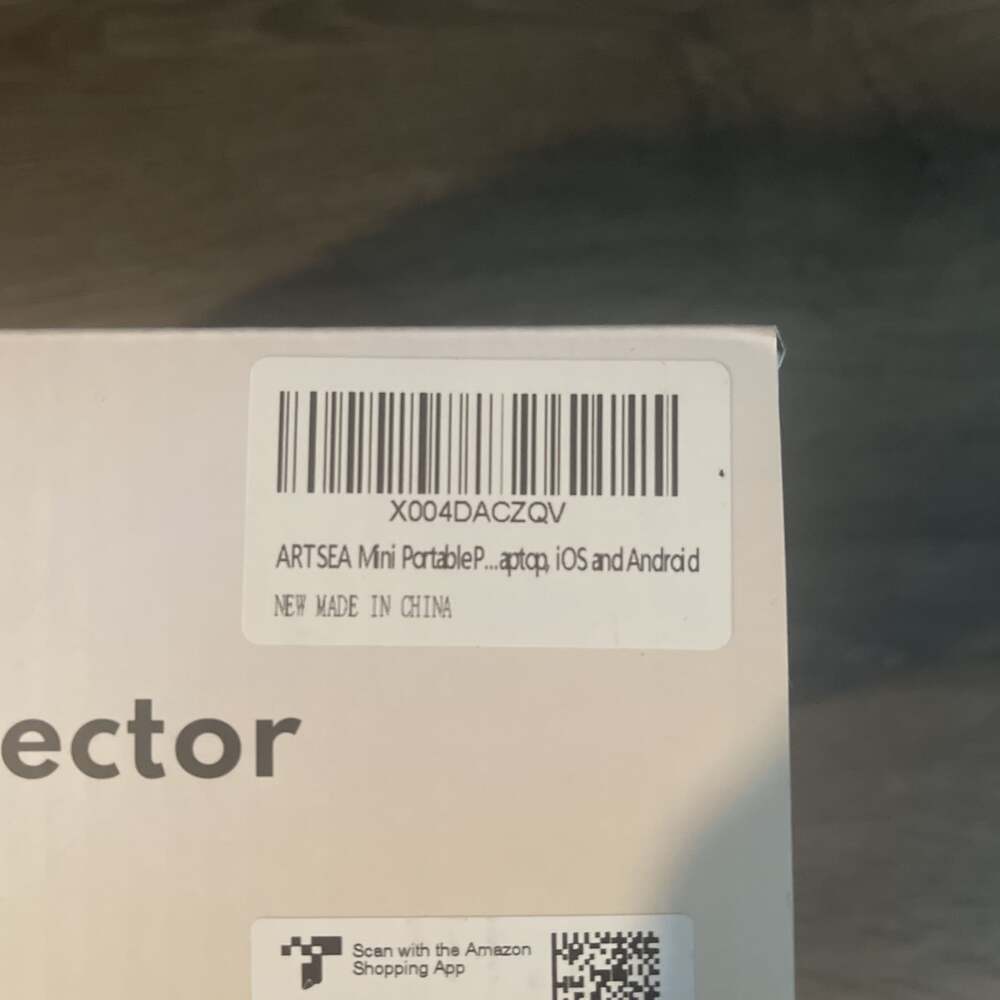 ARTSEA Mini Portable Projector - Compatible with iOS & Android